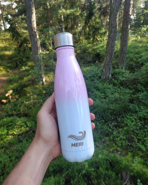 Meri bottles Summer Sky 500ml metallinen vesipullo
