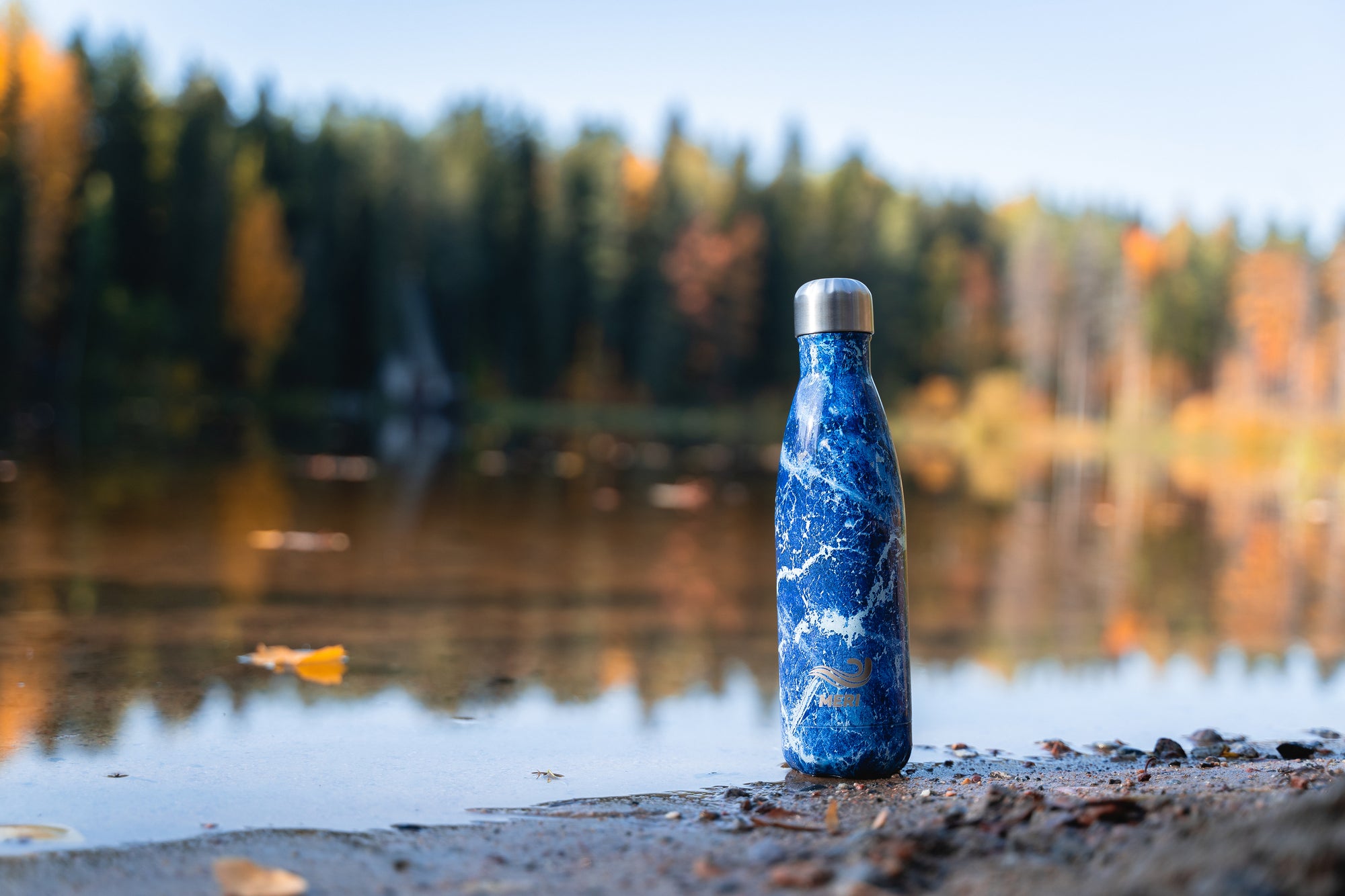 Meri bottles kestävä metallinen juoma pullo