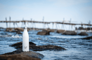 White 750ml metallinen meri bottles vesi pullo